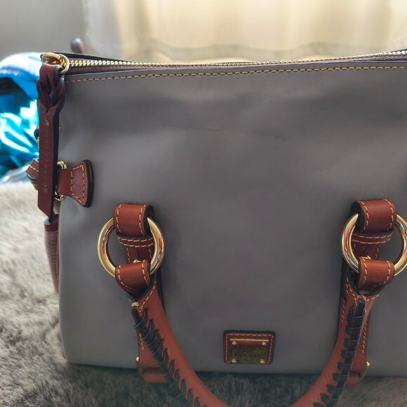 Dooney & Bourke Classic Satchel in Ash Color - Picture 1 of 11